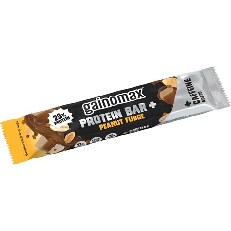 Protein Bar Peanut Caffein 60g Gainomax Handla Mat Online Från Din