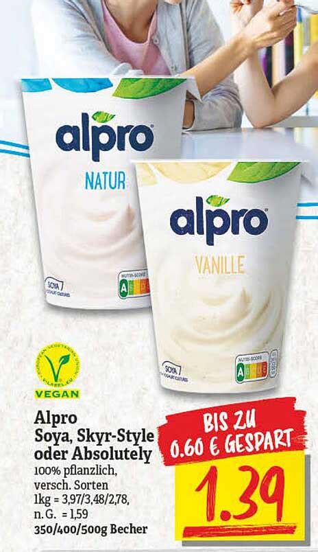 Alpro Soya Skyr Style Oder Absolutely Angebot Bei Np Discount