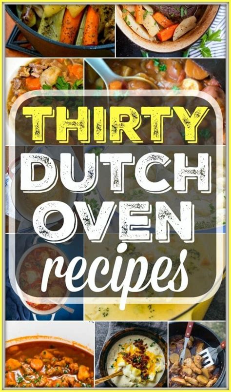 easy dutch oven recipes