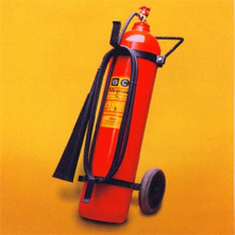 Trolley Mounted Carbon Dioxide Fire Extinguishers Application Hospital At Best Price In