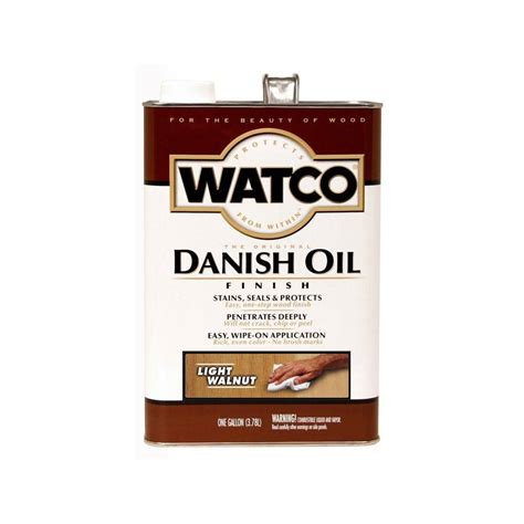 Watco 1 gal. Light Walnut Danish Oil (Case of 2)-65531 - The Home Depot
