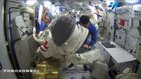 China S Shenzhou Crew Prepares For Future Tasks St Month In Space