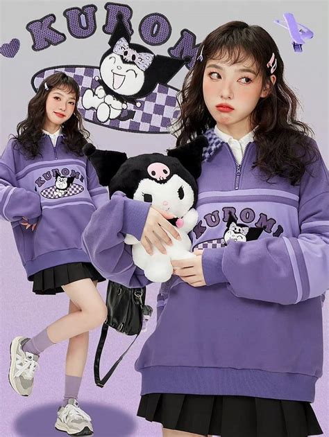 [$59.50]Cinnamoroll Check Pattern Collar Pullover | Kleren, Humor ...