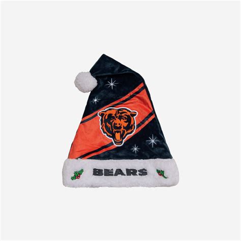Chicago Bears High End Santa Hat Foco