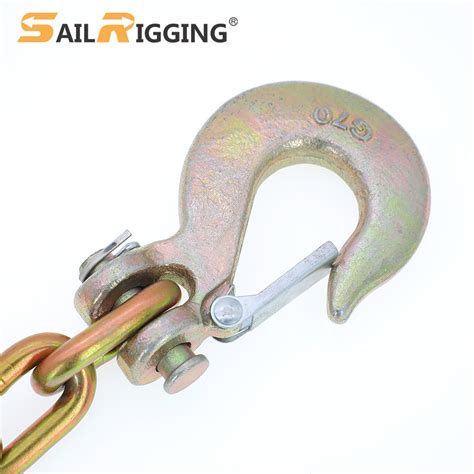 G Clevis Slip Hook H Drop Forged Chain Hook Electro Galvanized Eye