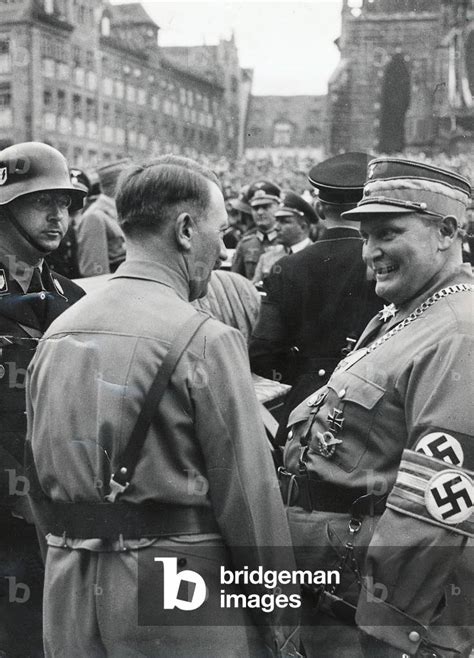 Image Of Adolf Hitler With Hermann Goering And Heinrich Himmler 1937 B W