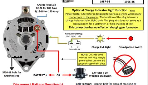 Wiring Diagram 1 Wire Alternator Wiring Diagram and Schematics