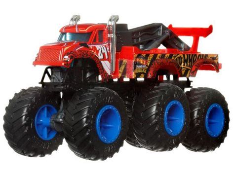 Carrinho Monster Trucks Hot Wheels Big Rigs Mattel Carrinhos E Cia Magazine Luiza