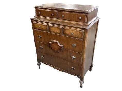 Lot - Walnut 1920’s Dresser