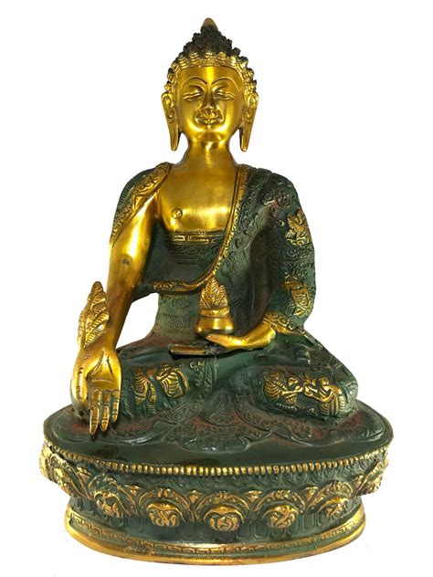 Statue Of Medicine Buddha With Antique Finishing | Price: US$132 ...