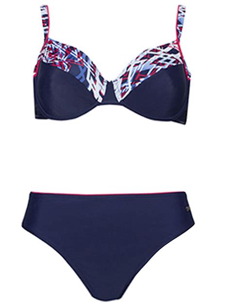 Naturana Naturana Assorted Underwired Plain Printed Bikini Sets Size