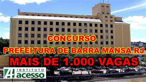 Concurso Barra Mansa Rj 2020 Saem Editais Com 1081 Vagas Banca