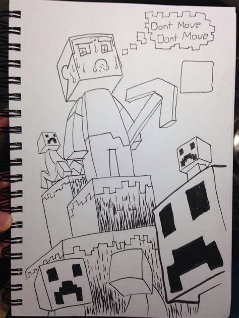 Minecraft Doodle By Semajz On Deviantart