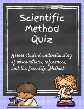 scientific method quiz  top  education resources tpt