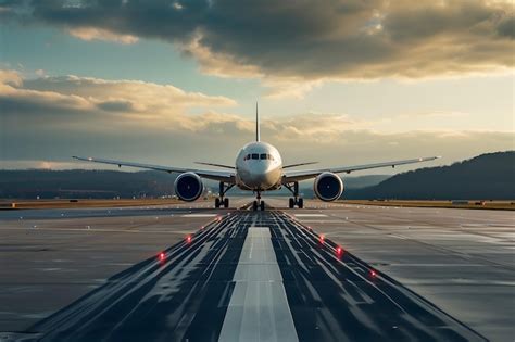 Un gran avión de pasajeros estacionado en la pista del aeropuerto