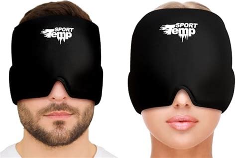 Amazon Migraine Relief Cap With Gel Eye Mask Headache Relief Cap Ice Head Wrap Hot And