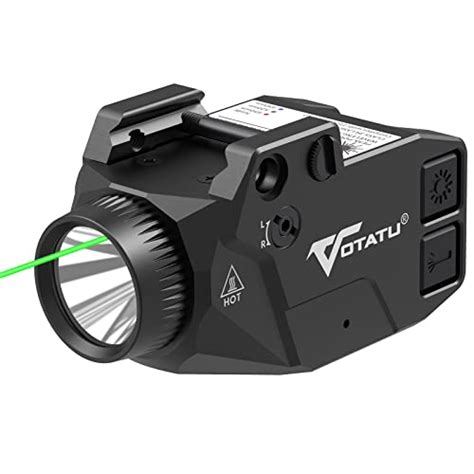 Votatu H L G Pistol Light Laser Combo Rechargeable Compact Green Laser