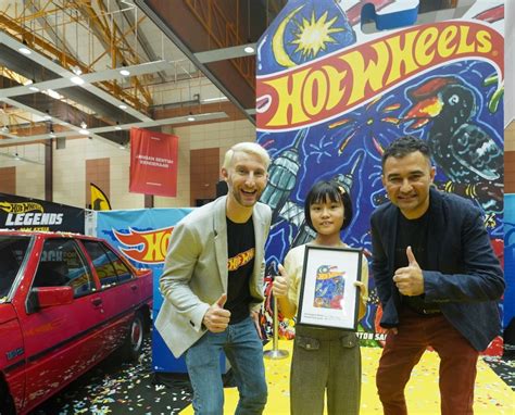 Packaging Of Hot Wheels Proton Saga Special Edition Toy To Be Designed By Nine Year Old Penang Girl