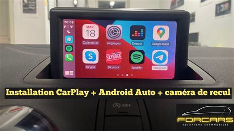 Installation Carplay Android Auto Caméra De Recul Sur Audi A1 8x