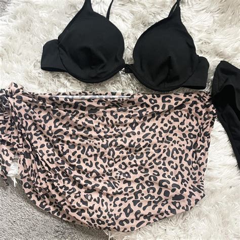 Piece Bikini Set Top Bottom Skirt Brand New Depop