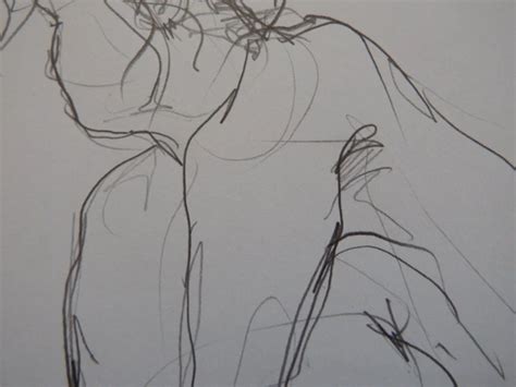 ORIGINAL EXPRESSIVE PENCIL Life Drawing Female Nude In A Crouching Pose 29 99 PicClick UK