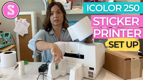 IColor 250 Print And Cut Sticker Printer Setup CustomCUT Software