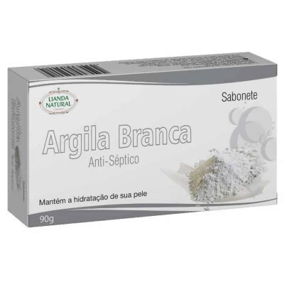 Sabonetes De Argila Branca - Sabonete de Argila Branca, 90g Lianda Natural