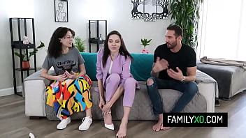 Hot Milf Step Mom In Threesome Sex With Her Husband And Stepdaughter Agatha Delicious Satine