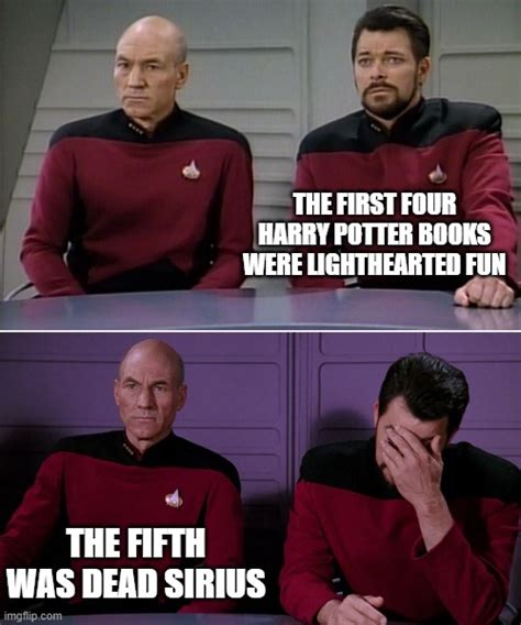 Picard Riker Listening To A Pun Memes And S Imgflip