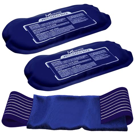 Medvice Reusable Hot Cold Ice Packs For Injuries Pain Relief Gel Wraps For Knees Back