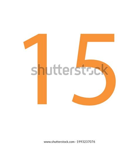 number  simple clip art illustration stock vector royalty