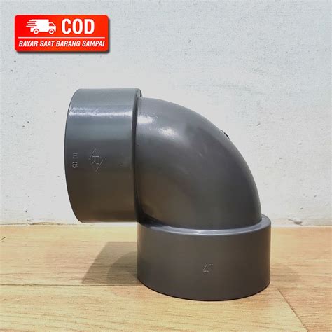 Jual ELBOW KNEE PIPA PVC 4 INCH RUCIKA D Shopee Indonesia