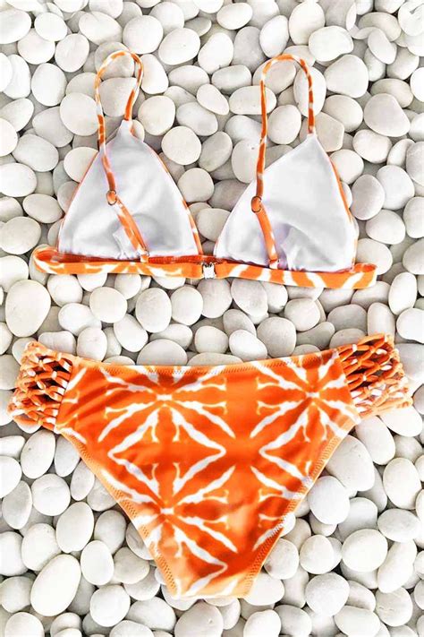 Orange Boom Tie Dyed Bikini Set
