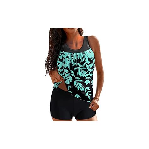 Daikascbny Tankini Due Pezzi Set Reggiseno Imbottito Sexy Hot Beachwear Estate Push Up