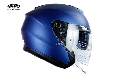 HJC i30 SEMI FLAT METALLIC BLUE - kamixthailand