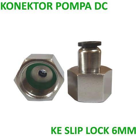 Jual Konektor Pompa Dc Mm Female Selang Pu Mm Mm Connector