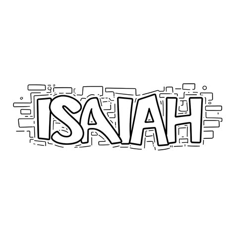 Best Isaiah Coloring Pages (Free Printable PDF)