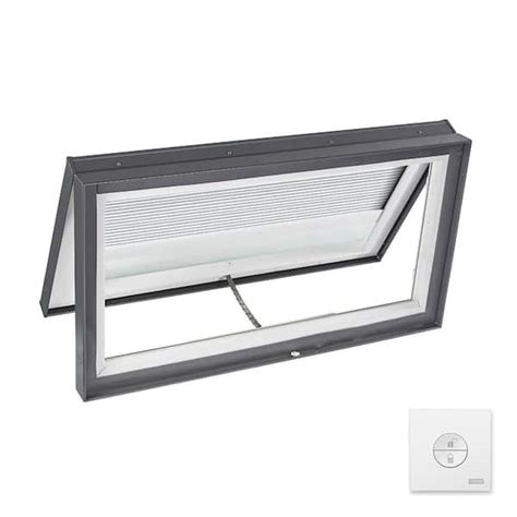 Velux In X In Solar Powered Venting Curb Mount Skylight