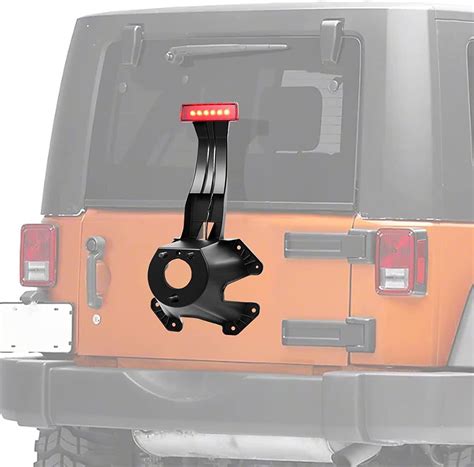 Spare Tire Mounting Bracket W Brake Light 55397217aj For 2007 18 Jeep Wrangler Ebay