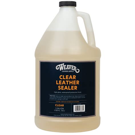 Clear Leather Sealer Weaver Leather Supply