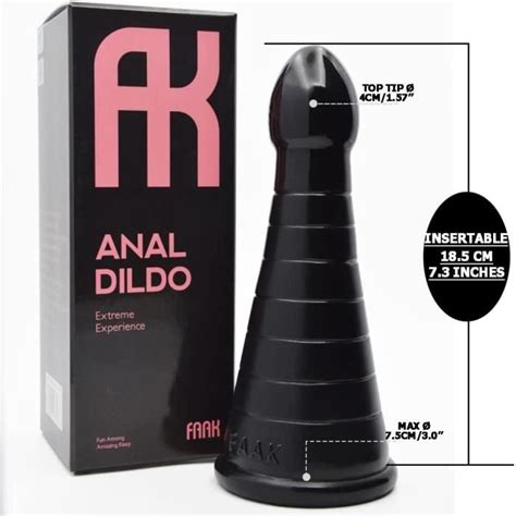 Sex Toy Gode Anal Cône De Stimulation À Rainures Légères Jouets De Plaisir De Trou Du Cul