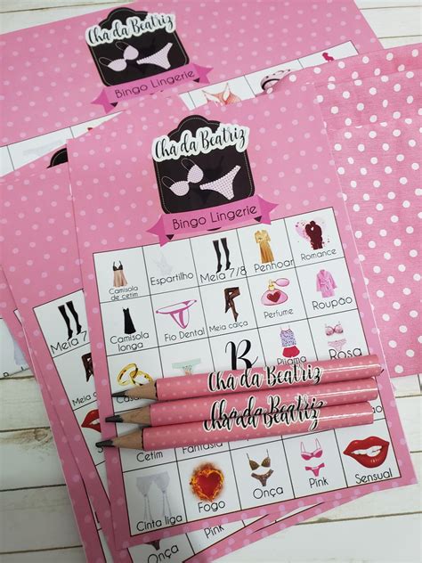 Bingo Personalizado lingerie mini lápis unid Elo