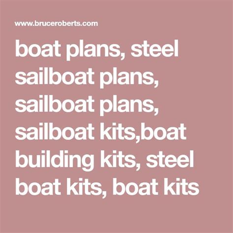 Boat Plans Steel Sailboat Plans Sailboat Plans Sailboat Kitsboat