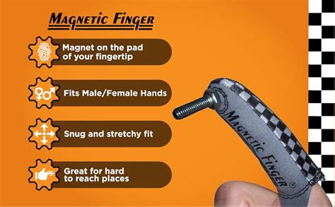 Magnetic Finger The Original Magnetic Finger Glove Hold