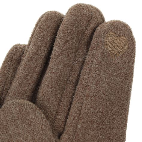 Перчатки женские текстильные тёмно-бежевые RSPM12-10 - купить в ...