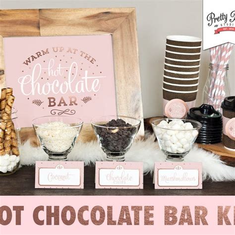 Hot Chocolate Bar Labels Etsy