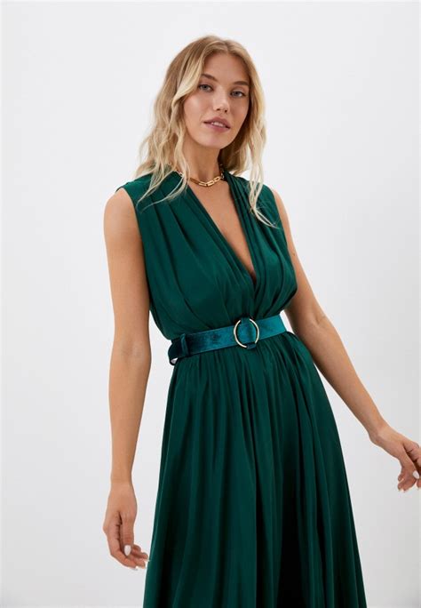 Платье Rich Naked Kelly Maxi Dress цвет зеленый MP XW K SC купить в интернет магазине