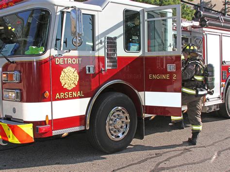 Detroit Arsenal Fire Department Gears Up For Fire Prevention Week