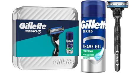 Gillette Mach Series Coffret Cadeau Rasage Pour Homme Notino Fr