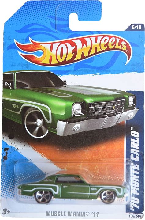 Amazon Hot Wheels 2011 70 Monte Carlo 106 244 Muscle Mania 1 64 Scale Toys Games